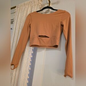 Orange Workout top Size small